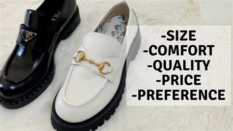 PRADA vs GUCCI CHUNKY LOAFERS 